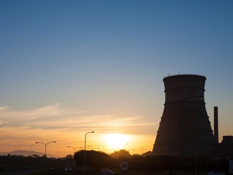 Nuclear reactor cooling tower, Cape Town, South Africa