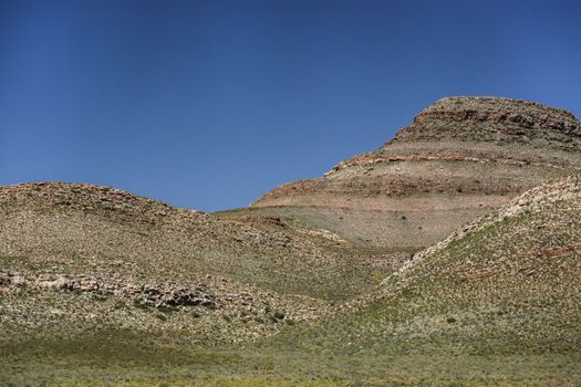 Beautiful Landscapes of South Africa with textured rocky mountains