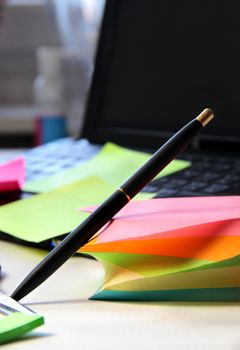 Mix of office stationery 