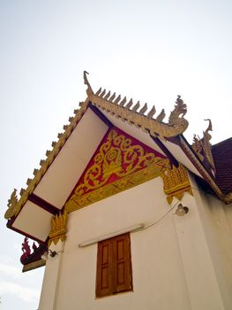 Temple in Traditional lanna style which is in Wat Suantan (Nan-Thailand)