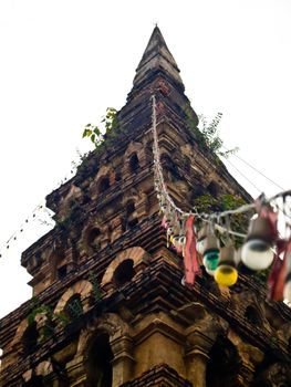 Old stupa in Wat Prayawat (Nan-Thailand)