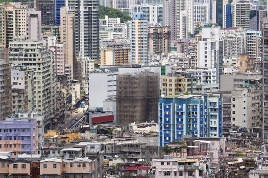 hong kong city downtown 