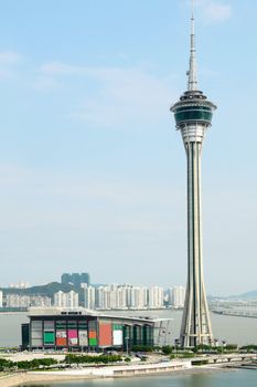 Macau Tower Convention and Sai Van bridge 