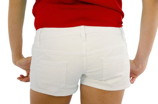 Shorts isolated on the white