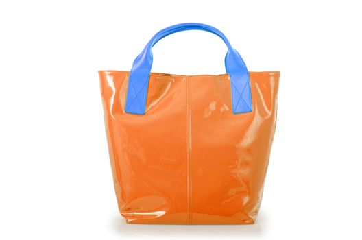 Elegant woman bag isolated on white