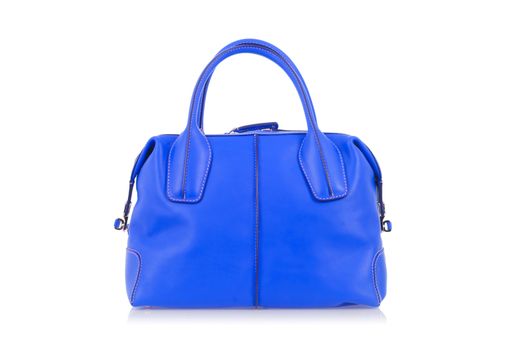 Elegant woman bag isolated on white