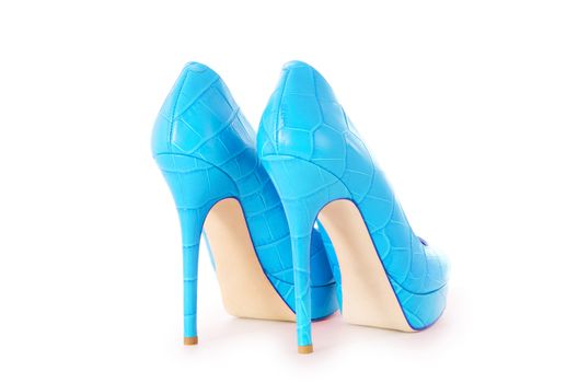 Woman shoes isolated on white