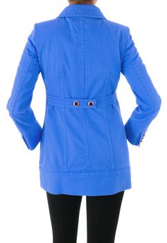 Stylish jacket isolated on model