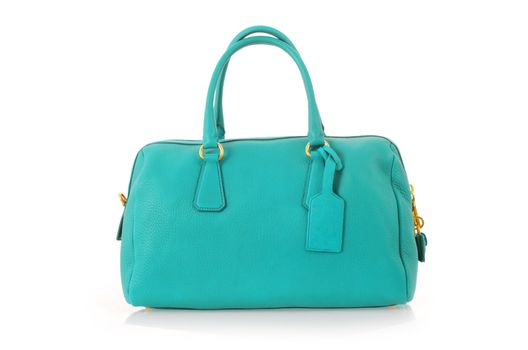 Elegant woman bag isolated on white