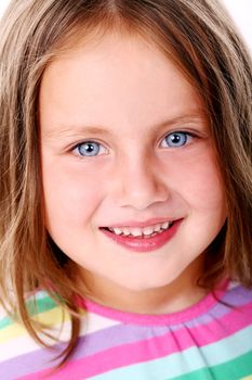 Portrait of Little girl smililng