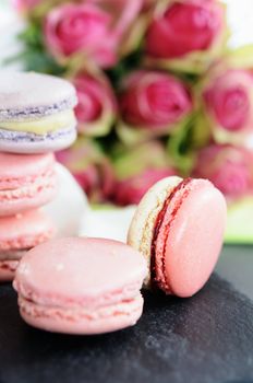 shaped macaroons for valentine's day or mother's day