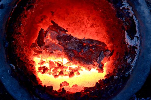 Liquid metal from blast furnace