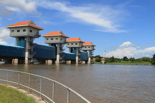 dam in the river