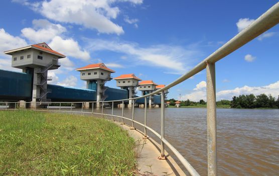 dam in the river