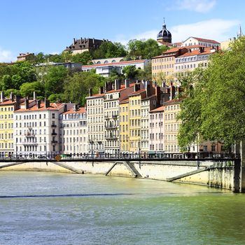 part of the city of Lyon, France