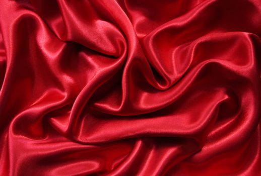 Smooth elegant red silk can use as background