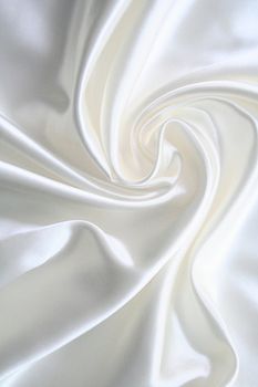 Smooth elegant white silk can use as wedding background 