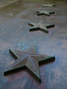 stars metal background weathered military grunge texture