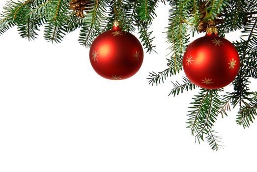 Christmas ornaments on the Christmas tree