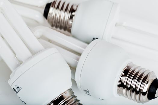 Heap of energy efficient light bulbs