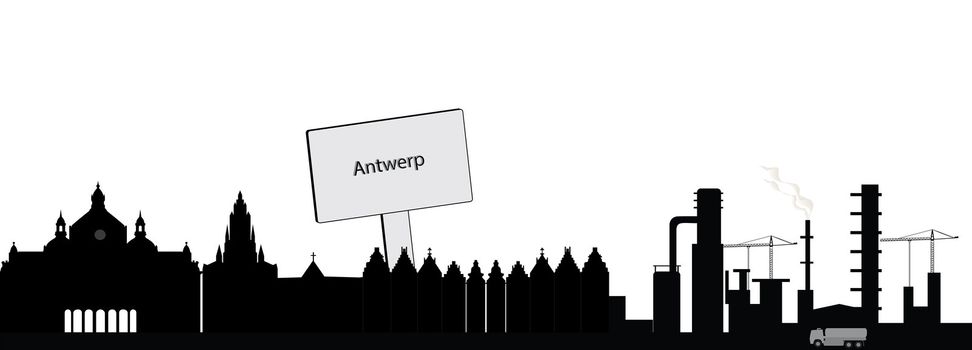 antwerp skyline