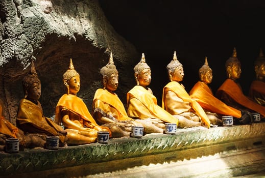 Stone statue of a Buddha in Thailand