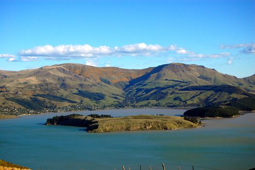 Lyttelton harbour, near Christchurch, New Zealand