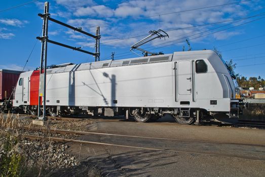 Railpool is a rolling rail transport leasing company in Europe with headquarters in Munich, Germany. Picture is shot at Halden railway station and shows electric locomotive railpool 185 679-8.