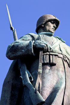 The Soviet/Russian War Memorial in Berlin's Tiergarten.