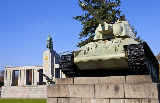 The Soviet/Russian War Memorial in Berlin's Tiergarten. 
