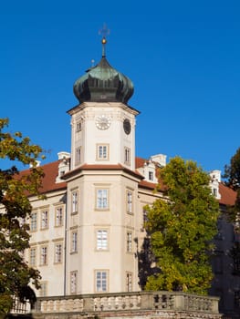 Public castle Mnisek pod Brdy, Czech republic