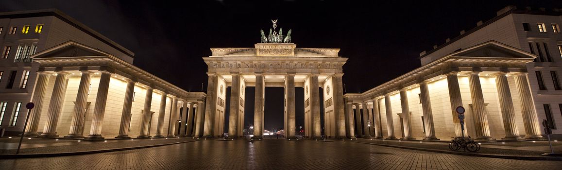 The magnificent Brandenburg Gate in Berlin.