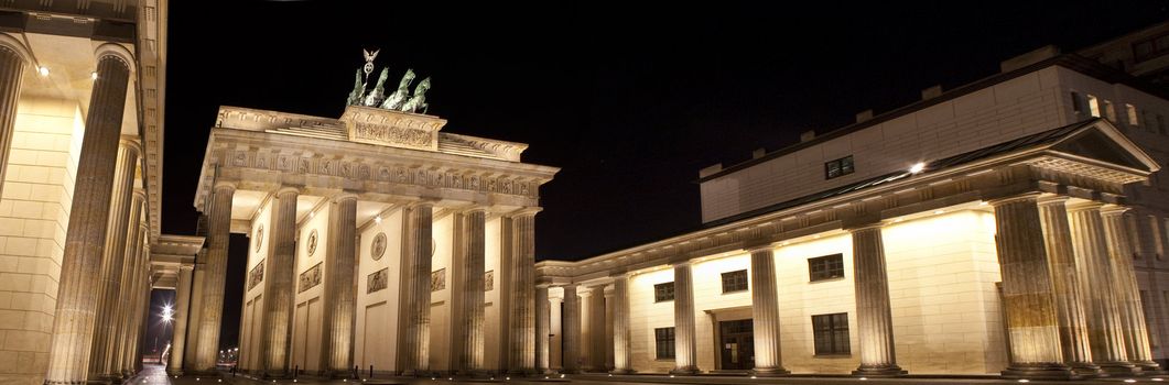 The magnificent Brandenburg Gate in Berlin.