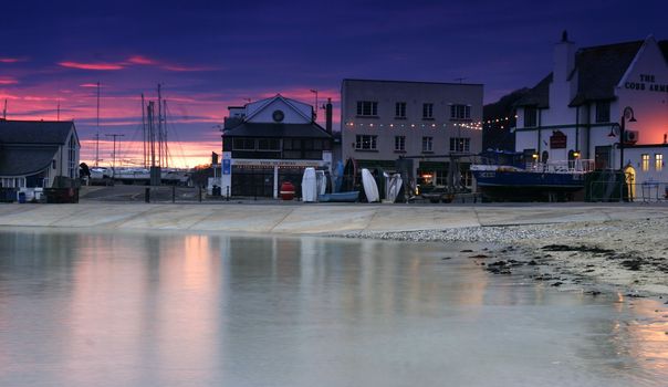 Fishing village of Lyme Regis in Dorset, South West  England