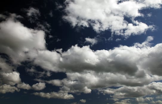 Cloud formations in the sky