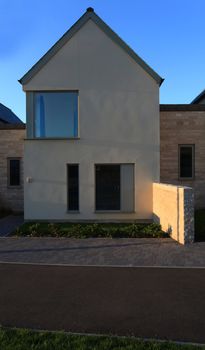 Sustainable housing on Portland in Dorset England