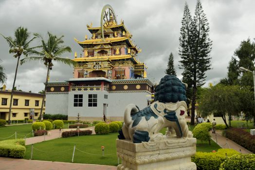 A tibetian monastry in Karnataka India