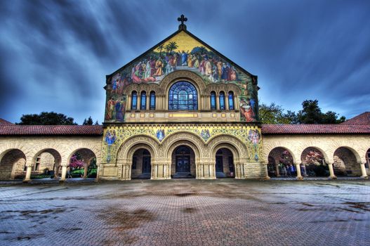 Mission chuch at Stanford University California USA
