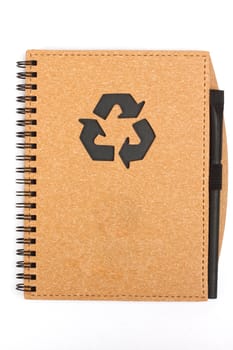 notebook made from recycled paper