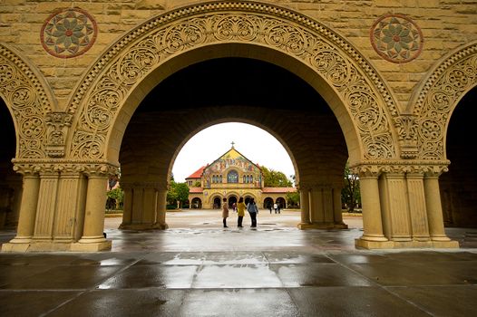 Mission chuch at Stanford University California USA
