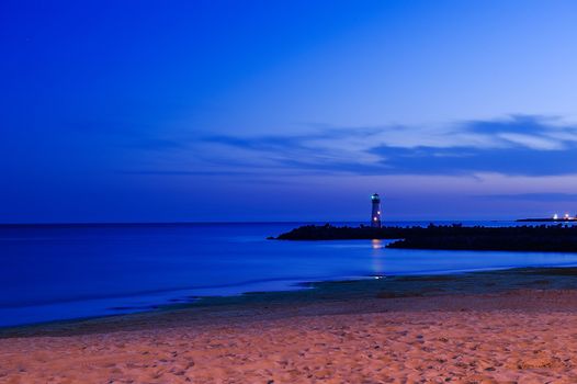 Walton light house in Santacruz California, pacific coast