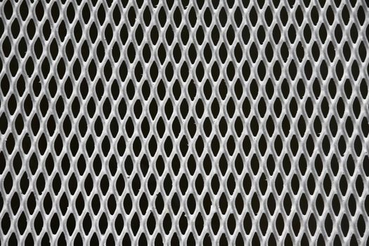Close up of a patterned grid