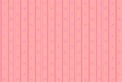 Seamless pattern with flowers on a pink background