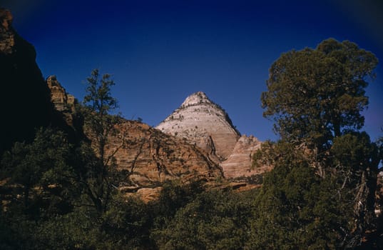 Cathedral Mountain in Zion National Park, Utah