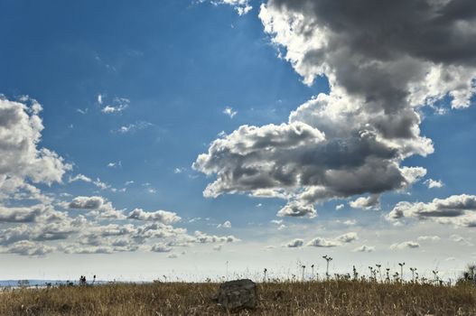 Cumulus clouds