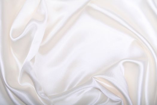 Smooth elegant white silk can use as background