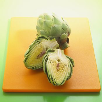 Cut and Whole Artichokes