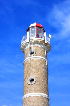 The famous lighthouse in Jose Ignacio, Uruguay, South america.