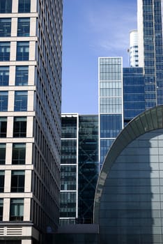 Canary Wharf famous skyscrapers of London's financial district