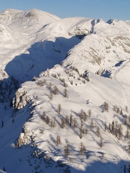 Snow covered mountain